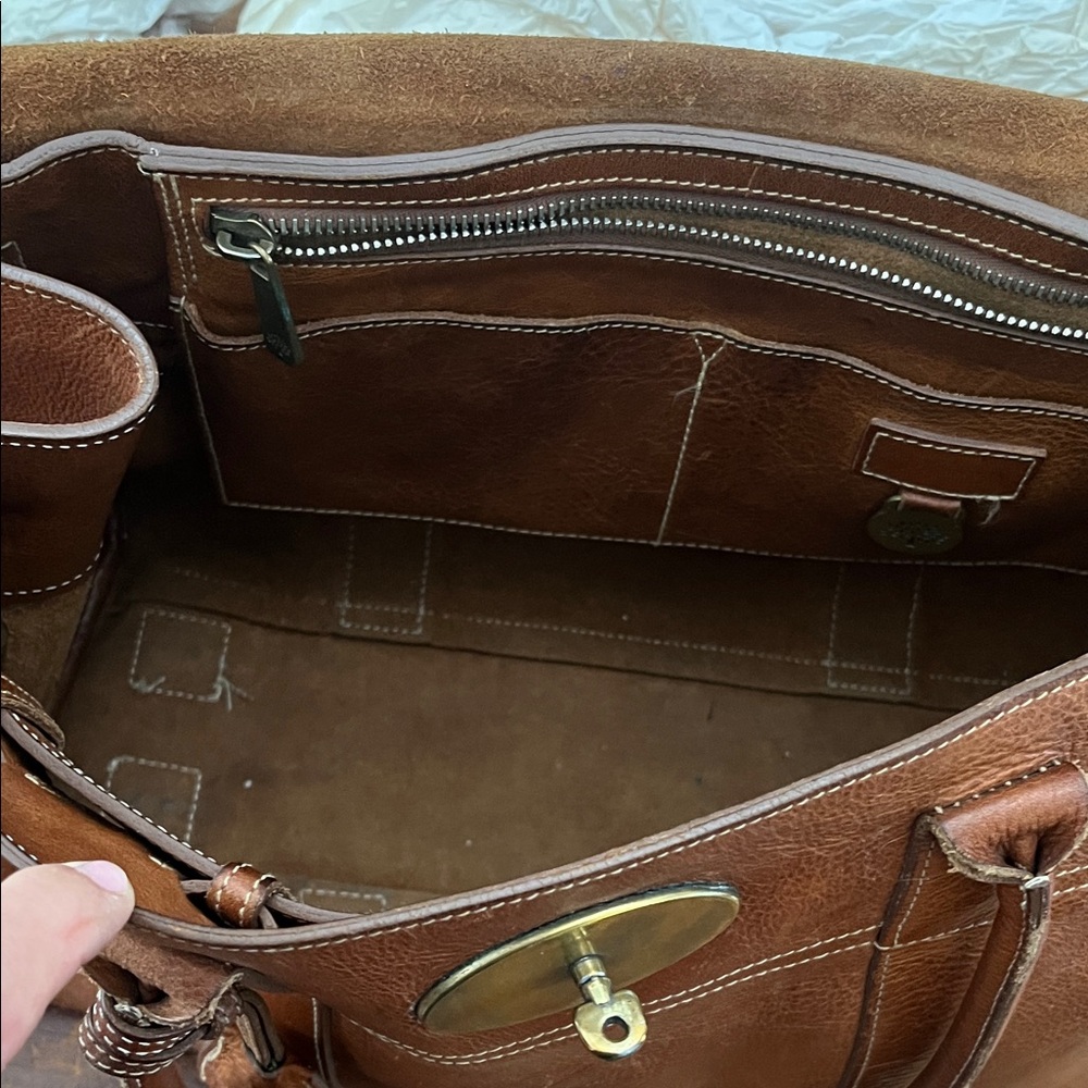 Mulberry Brown Leather Bayswater Tote - Picture 4 of 11
